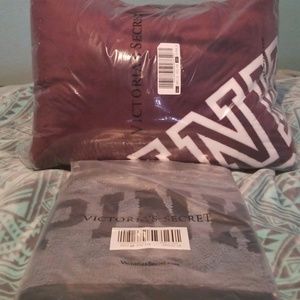 Pink Shepra  Blanket &Pink Tote